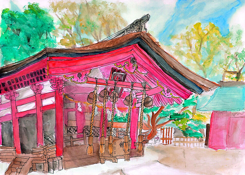 令和7年度 第30回 ｢神社・お祭りの自由画コンテスト」入賞作品 – 山口